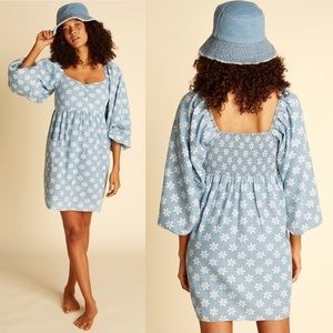 Billabong x Wrangler Just A Dream Babydoll Dress Size Medium